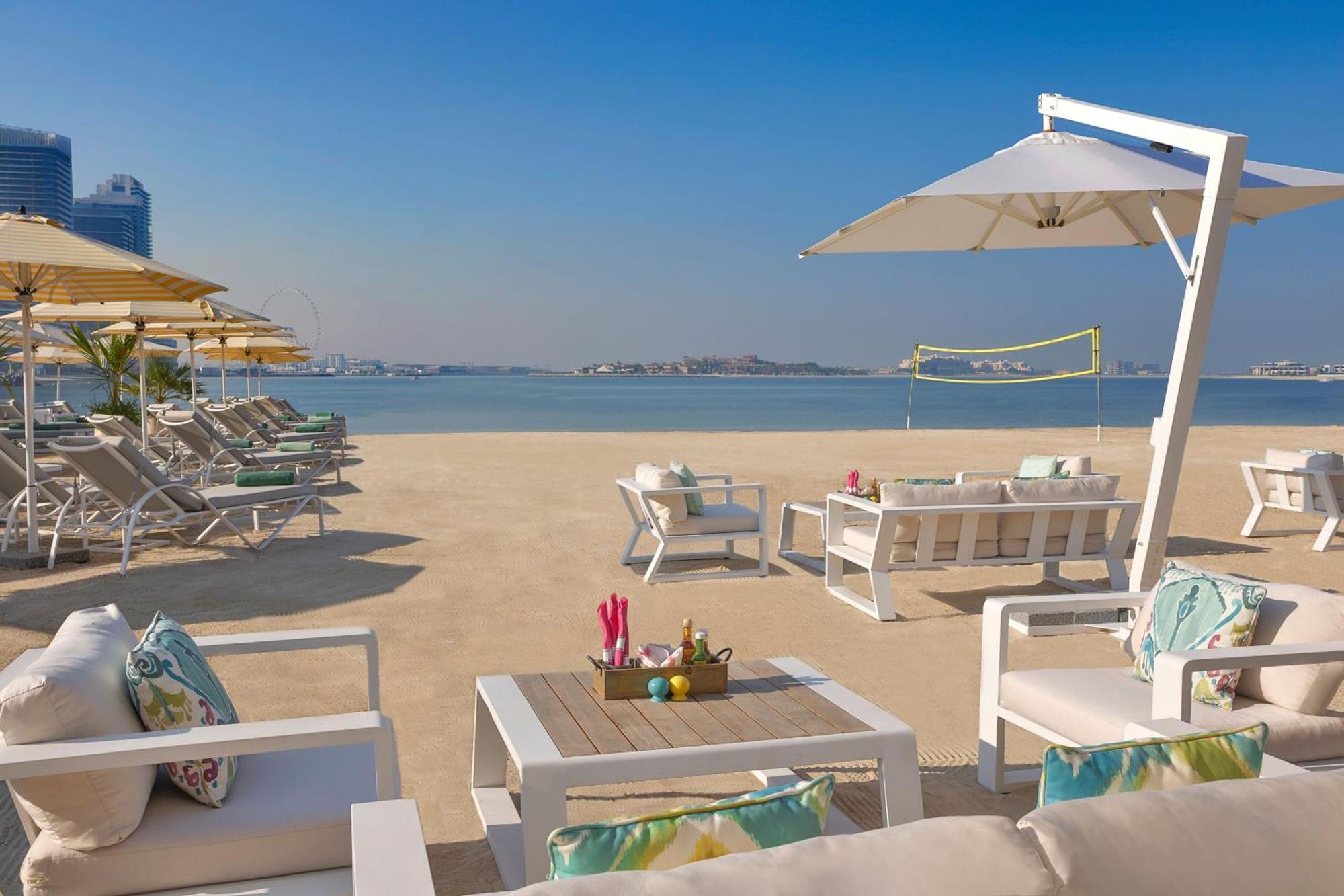 Marriott Resort Palm Jumeirah, Dubaj Exteriér fotografie Beach at Jumeirah Beach Hotel