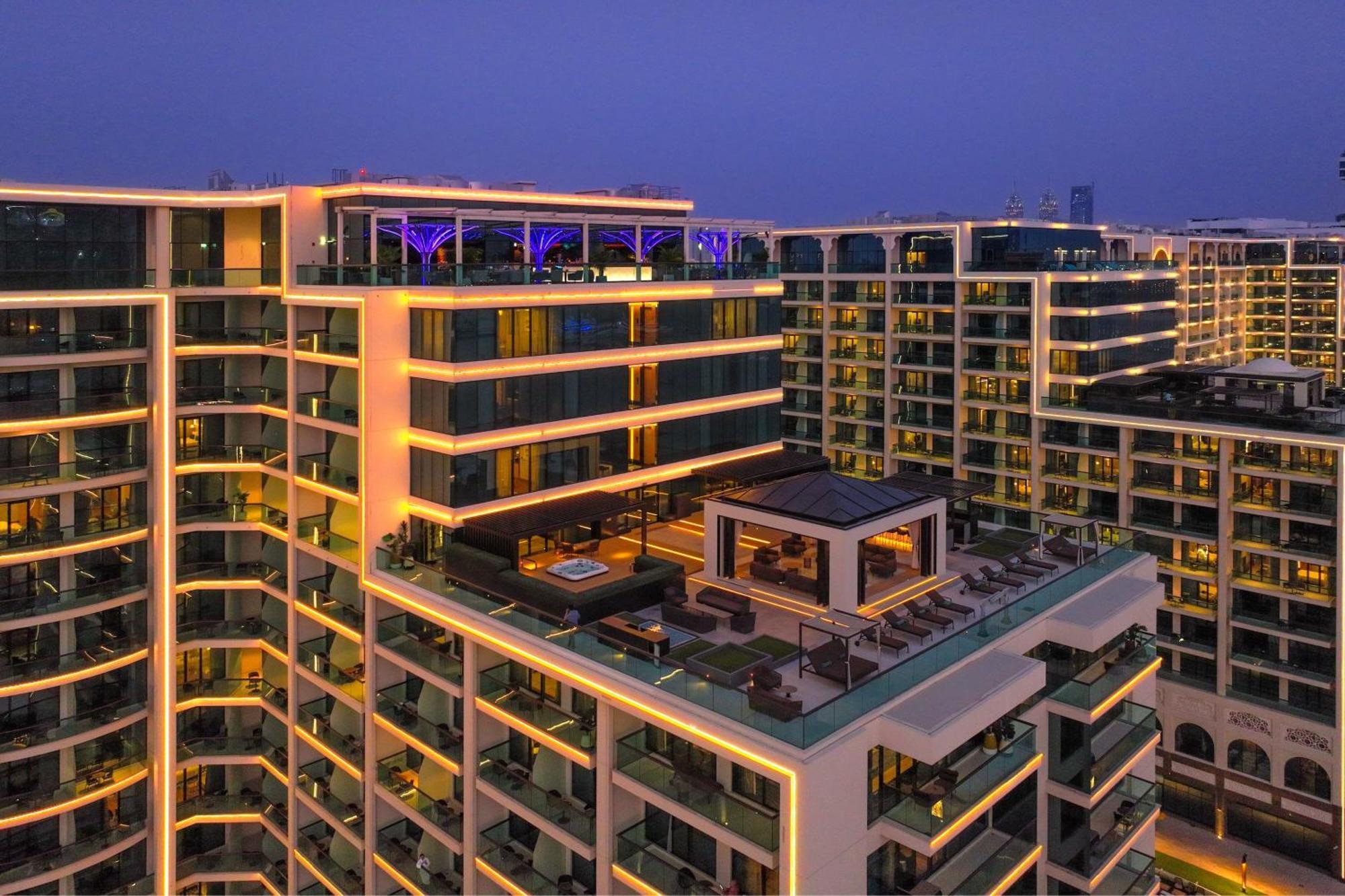 Marriott Resort Palm Jumeirah, Dubaj Exteriér fotografie The Address, Dubai Marina