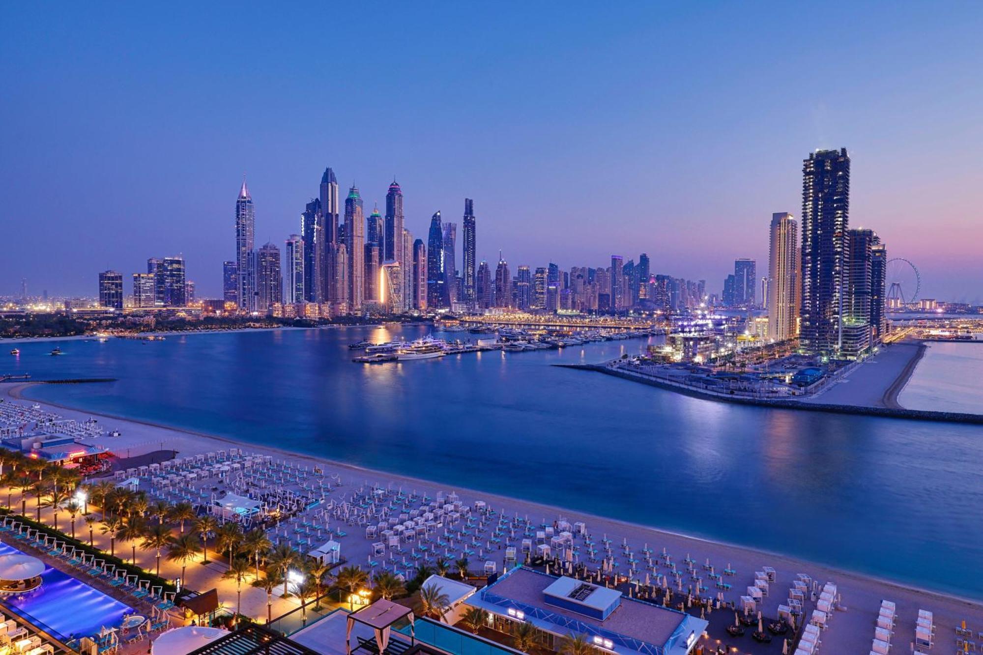Marriott Resort Palm Jumeirah, Dubaj Exteriér fotografie Dubai Marina