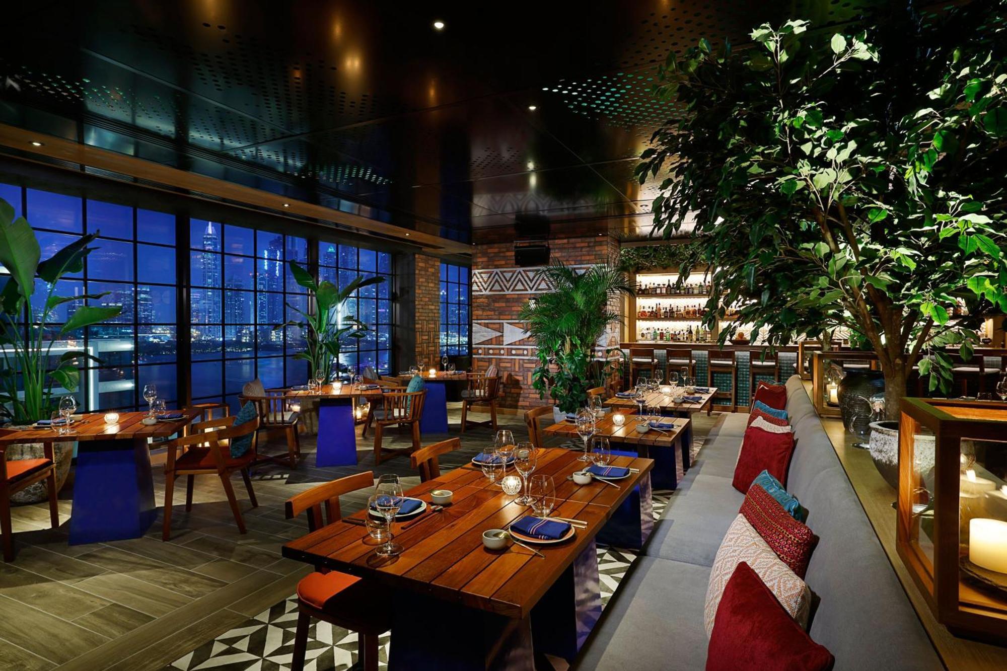 Marriott Resort Palm Jumeirah, Dubaj Exteriér fotografie The interior of the restaurant